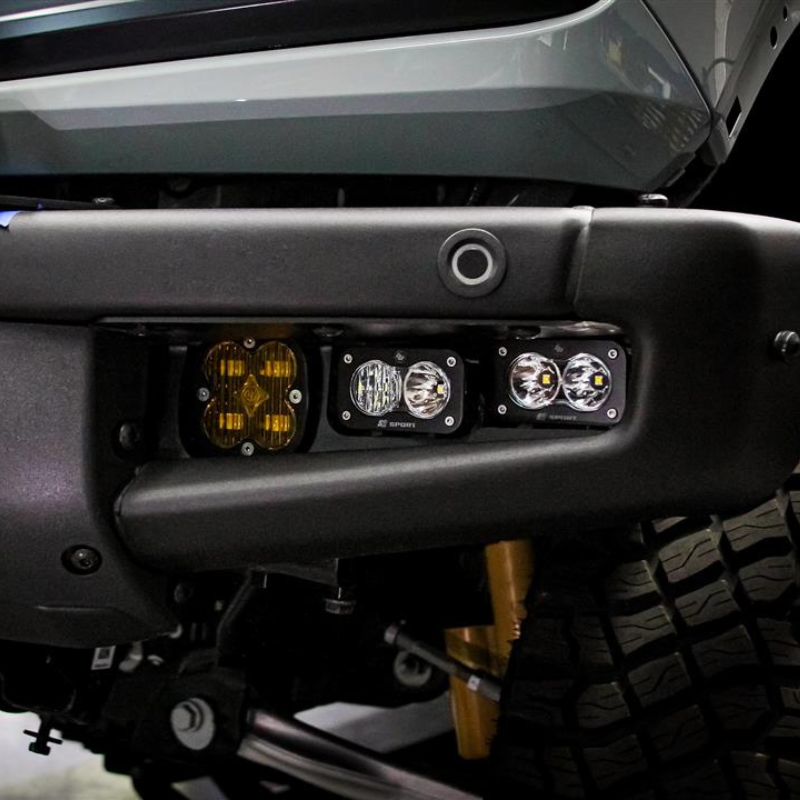 Baja Design 447763UP 2021-2024 Ford Bronco Squadron Pro Fog Pocket Kit with Upfitter Harness