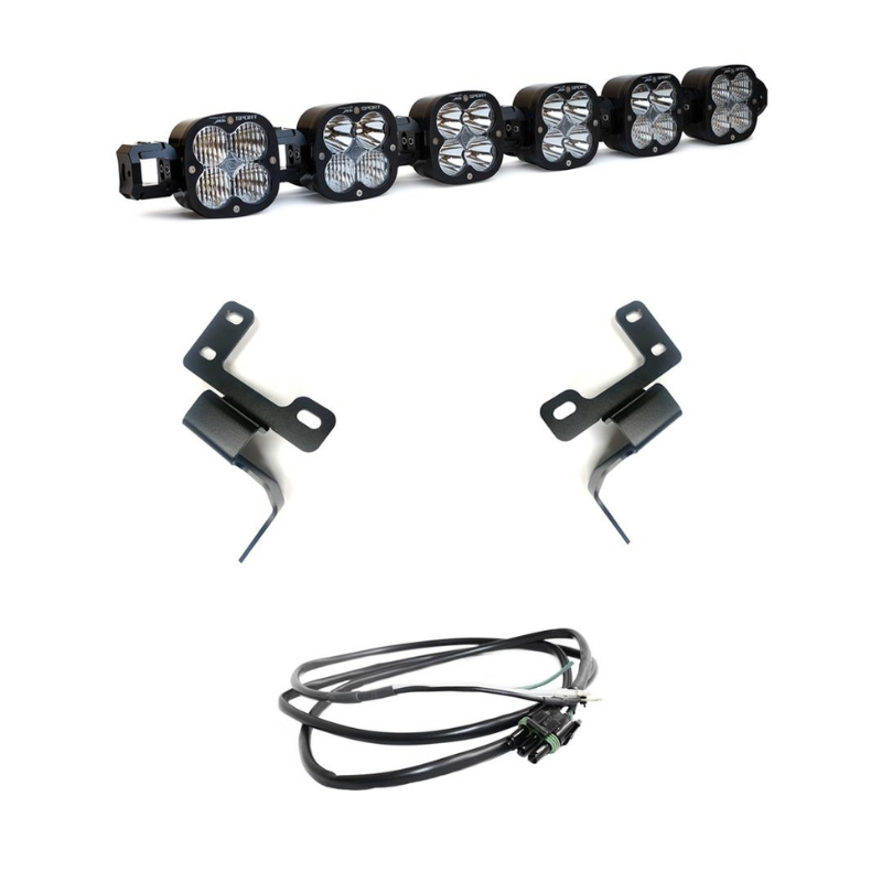 Baja Design 447768UP 2021-2024 Ford Bronco Baja Designs 6 XL Sport Linkable Bumper Light Kit