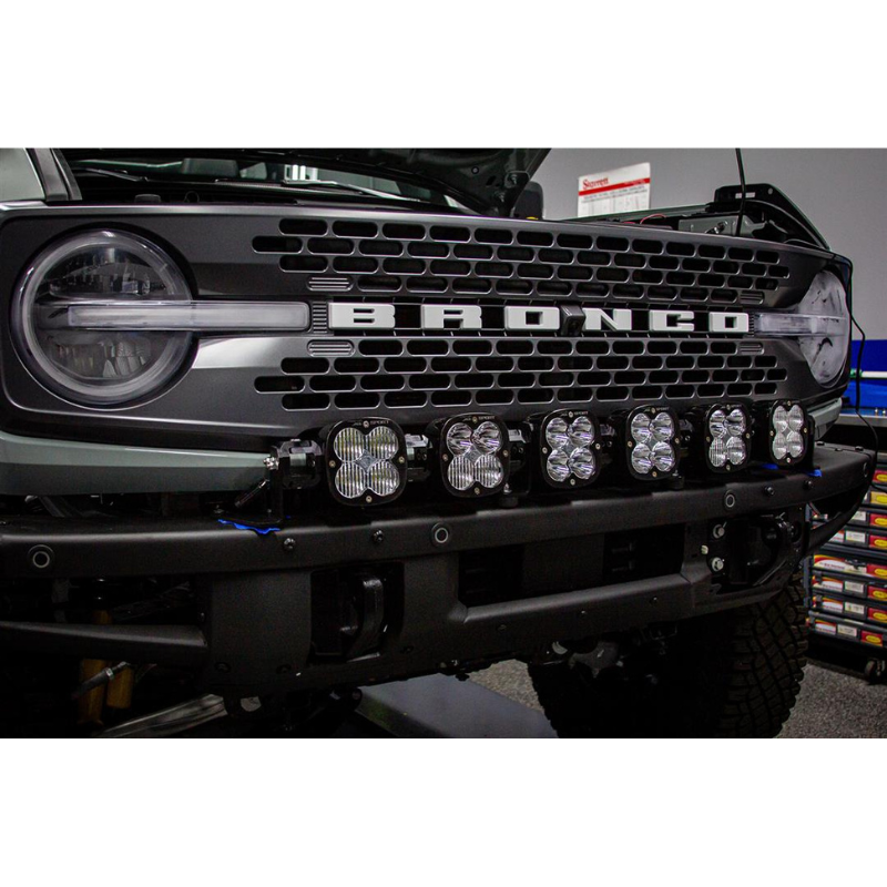 Baja Design 447768UP 2021-2024 Ford Bronco Baja Designs 6 XL Sport Linkable Bumper Light Kit