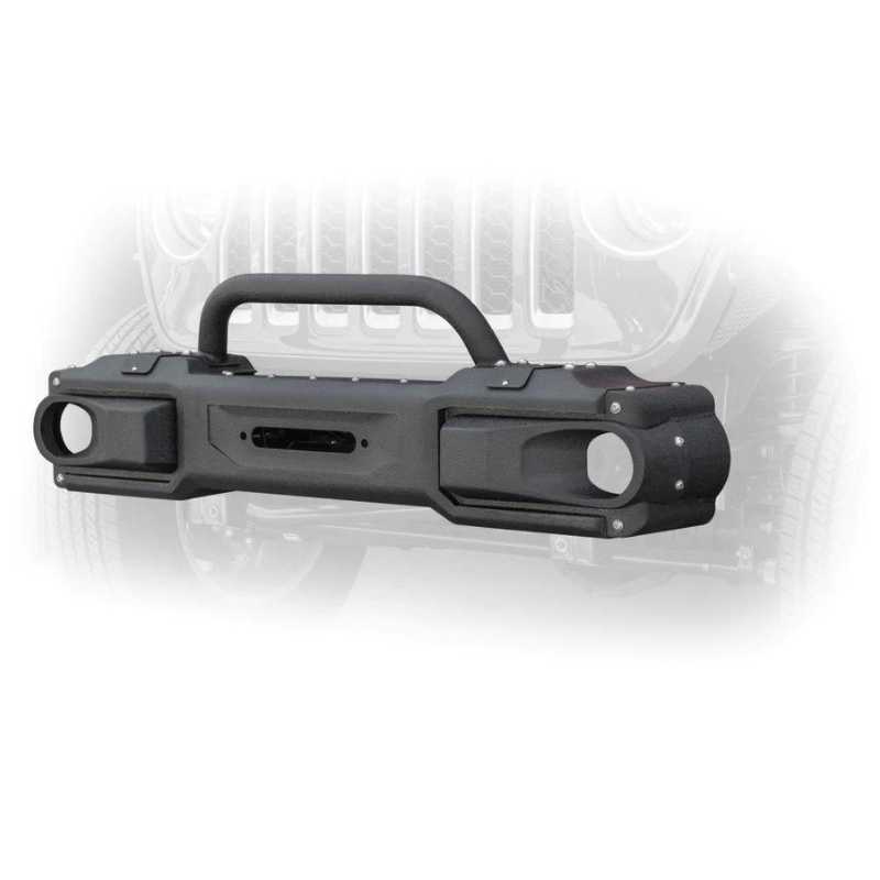 DV8 Offroad FBJL-10 2018-2023 Jeep Wrangler JL Front Modular Bumper with Bull Bar