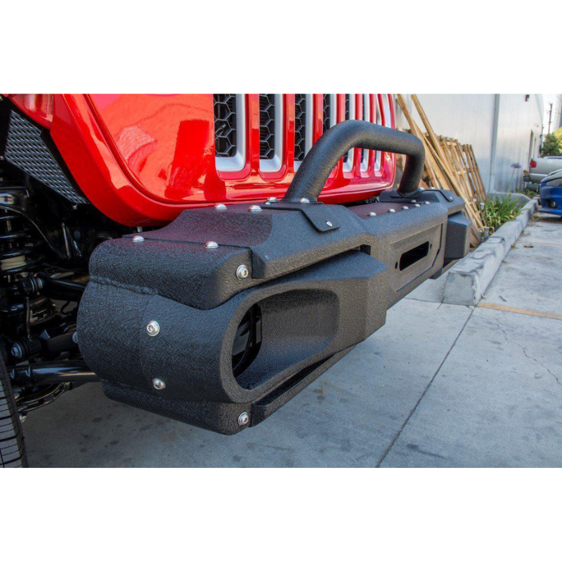 DV8 Offroad FBJL-10 2018-2023 Jeep Wrangler JL Front Modular Bumper with Bull Bar