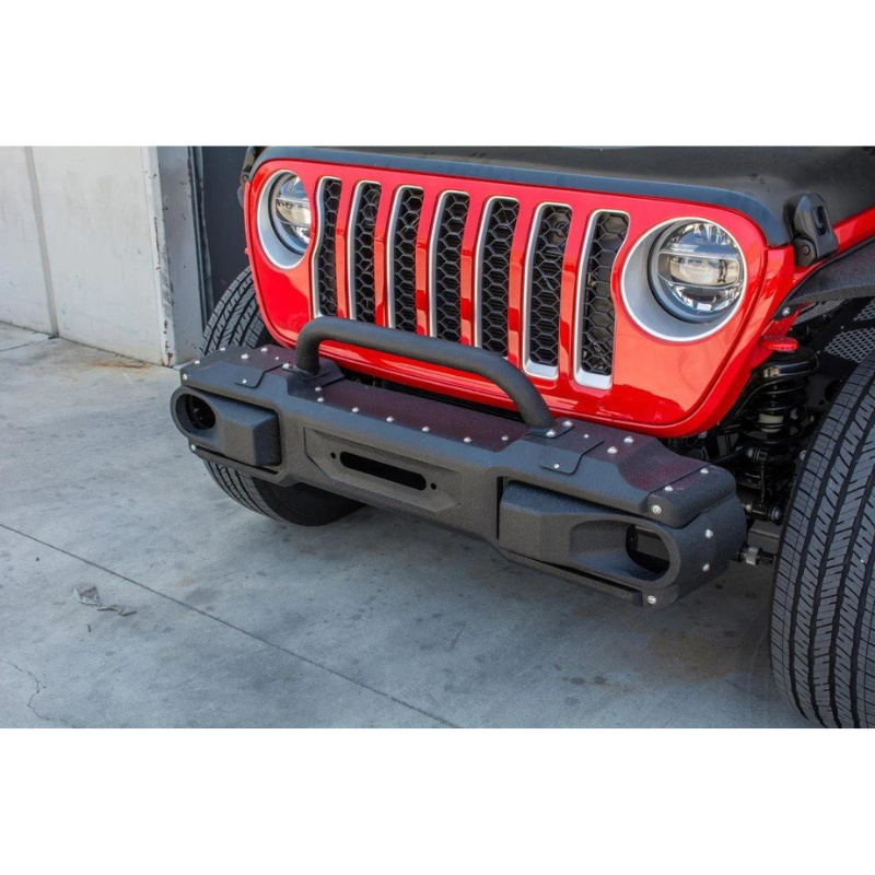 DV8 Offroad FBJL-10 2018-2023 Jeep Wrangler JL Front Modular Bumper with Bull Bar