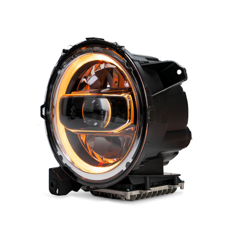 DV8 Offroad HLCJL-01 2018-2023 Jeep Wrangler JL LED Headlights Assembly