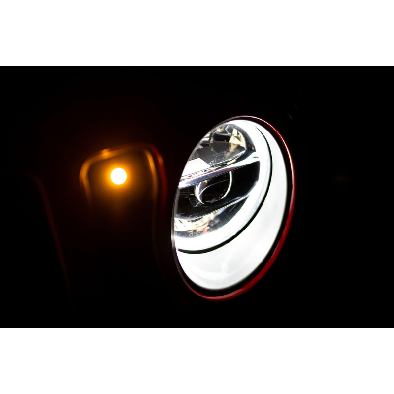 DV8 Offroad HLCJL-01 2018-2023 Jeep Wrangler JL LED Headlights Assembly