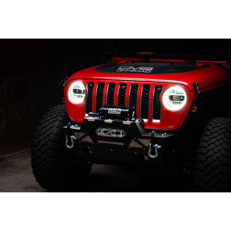 DV8 Offroad HLCJL-01 2018-2023 Jeep Wrangler JL LED Headlights Assembly