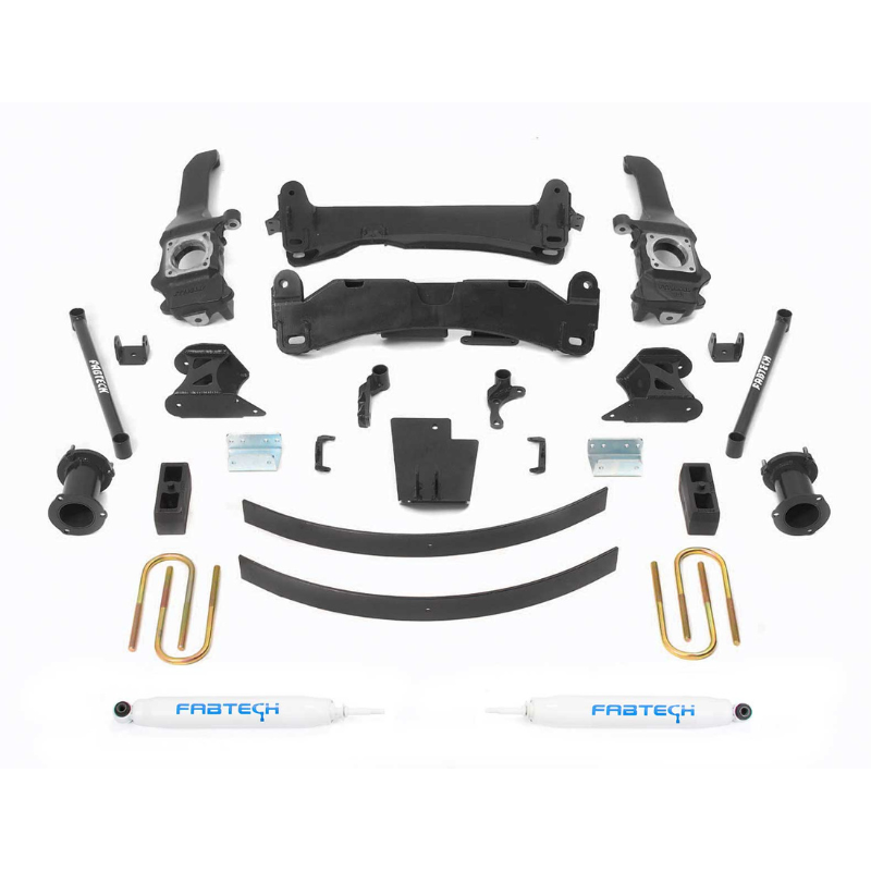 Fabtech Motorsports K7019 2005-2014 Toyota Tacoma 6" Basic System with Performance Shocks
