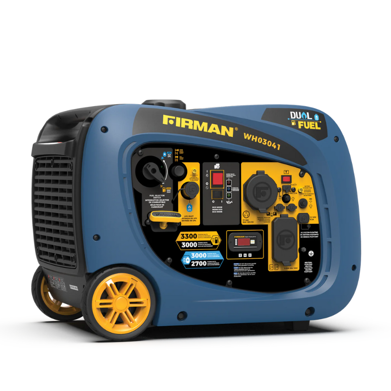 Firman WH03041 Dual Fuel Inverter Portable Generator 3300W Recoil Start