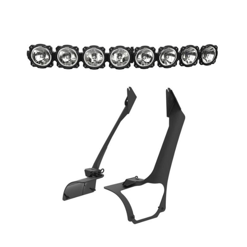 KC Hilites 91340 2021-2022 Jeep Wrangler JL 50" Gravity® LED Pro6 Light Bar Kit