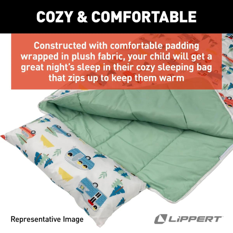 Lippert Components 2022107837 Lippert Sleeping Bag for Children - Road Trip