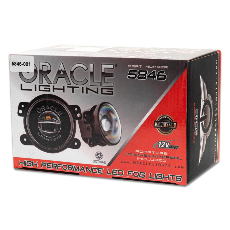 Oracle Lighting 5846-332 2007-2023 Jeep Wrangler High Performance 20W LED Fog Lights