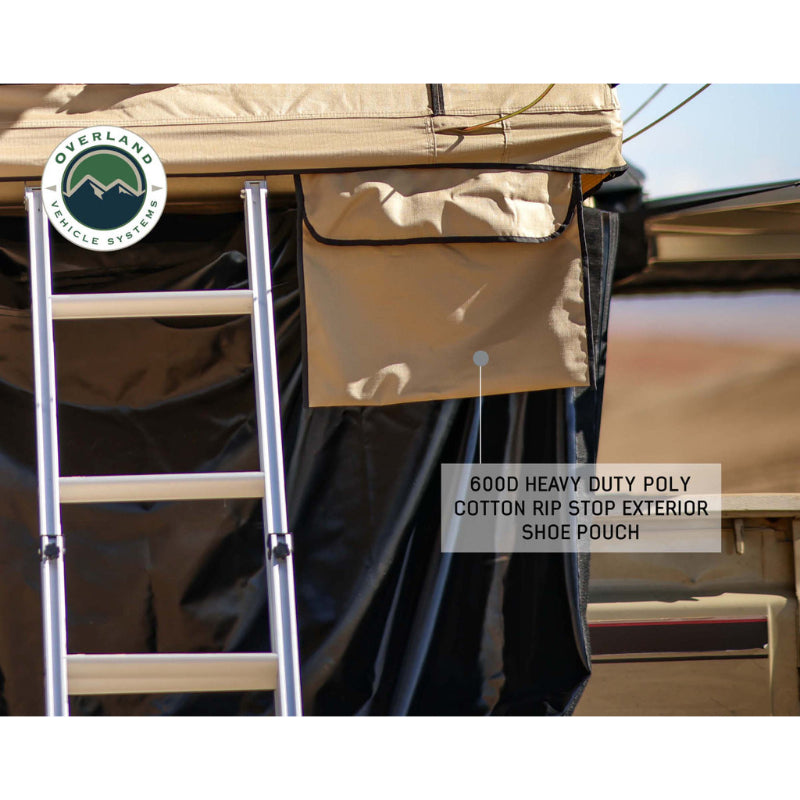 Overland Vehicle Systems 18119933 OVS TMBK Roof Top Tent With Green Rain Fly