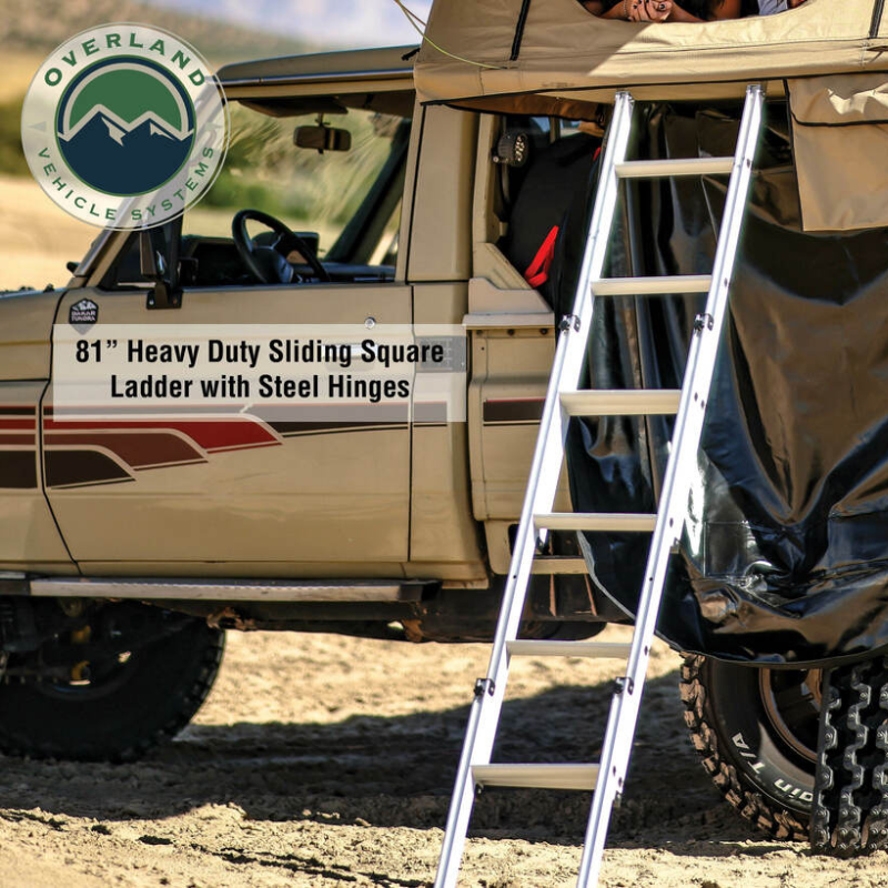 Overland Vehicle Systems 18119933 OVS TMBK Roof Top Tent With Green Rain Fly