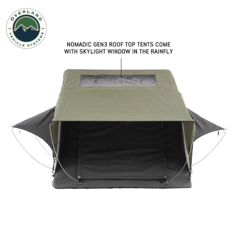 Overland Vehicle Systems 18329936 Nomadic 2 Extended Roof Top Tent