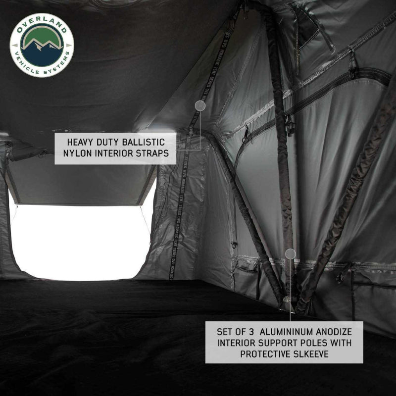 Overland Vehicle Systems 18339936 Nomadic 3 Extended Roof Top Tent