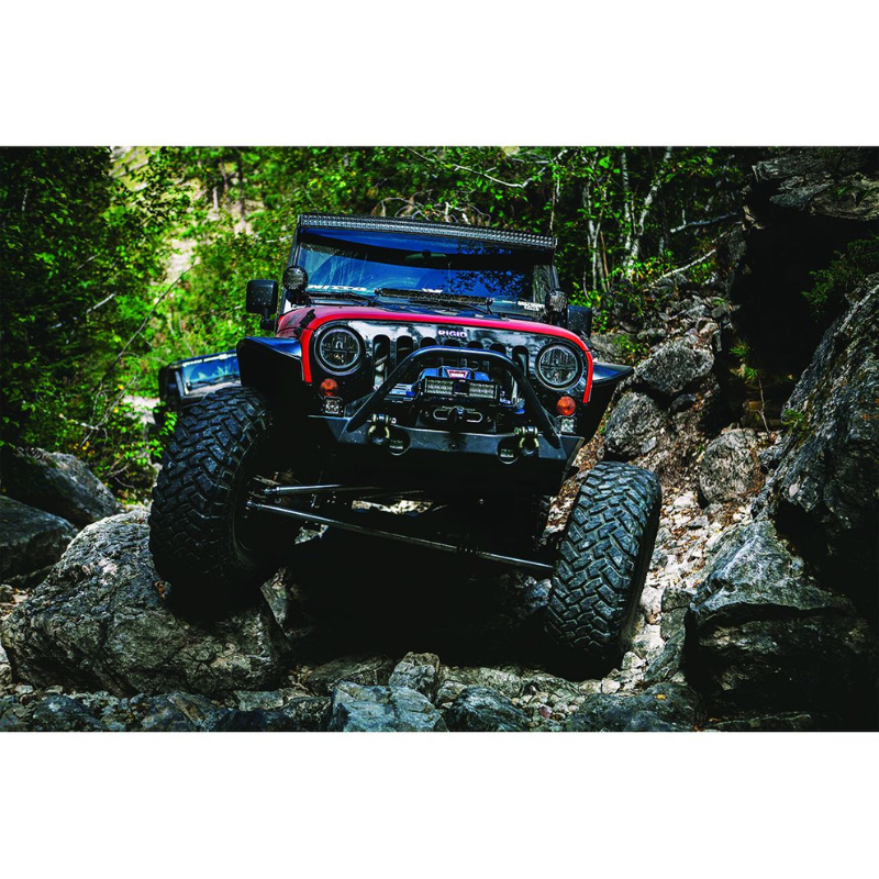 Rigid Lighting 55000 1997-2018 Jeep Wrangler 7" Pair Headlights Kit with PWM Adaptor