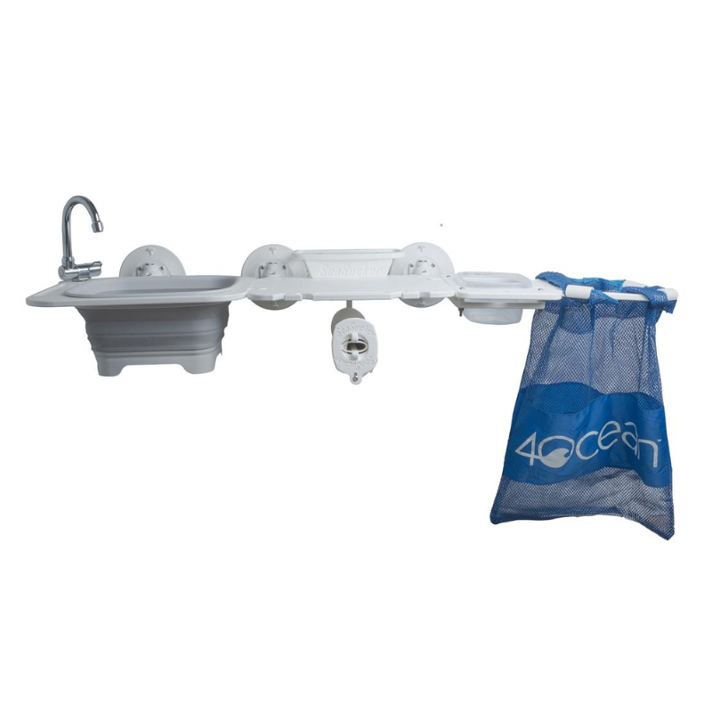 SeaSucker SM9101W Kitchen Station Sink Kit White