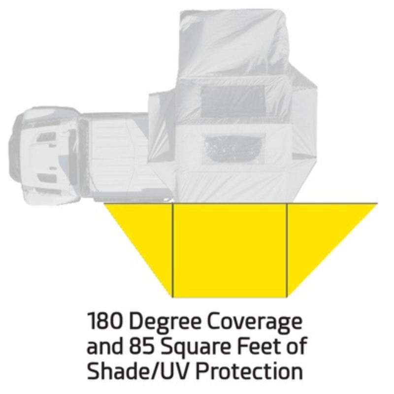 Smittybilt 2794 1995 - 2024 Toyota Tacoma Overlanding 180 Degree Awning