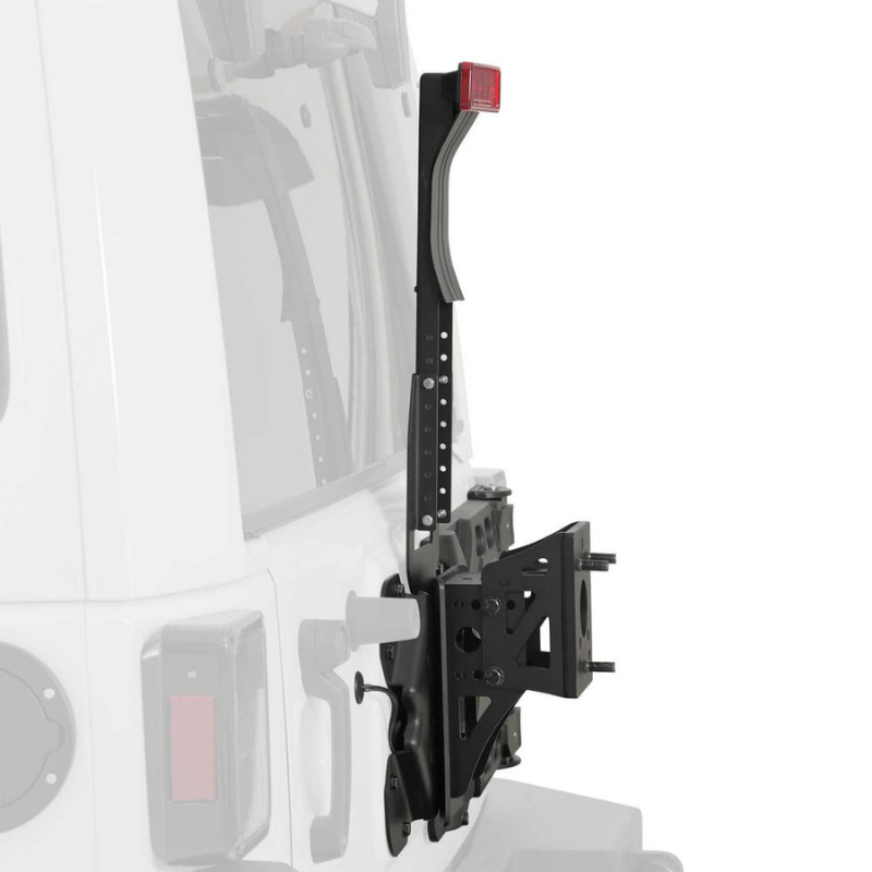 Smittybilt 2843 2007-2018 Jeep Wrangler JK Pivot Heavy-Duty Oversized Spare Tire Carrier