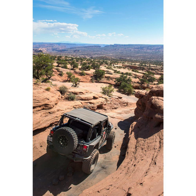 Smittybilt 2843 2007-2018 Jeep Wrangler JK Pivot Heavy-Duty Oversized Spare Tire Carrier