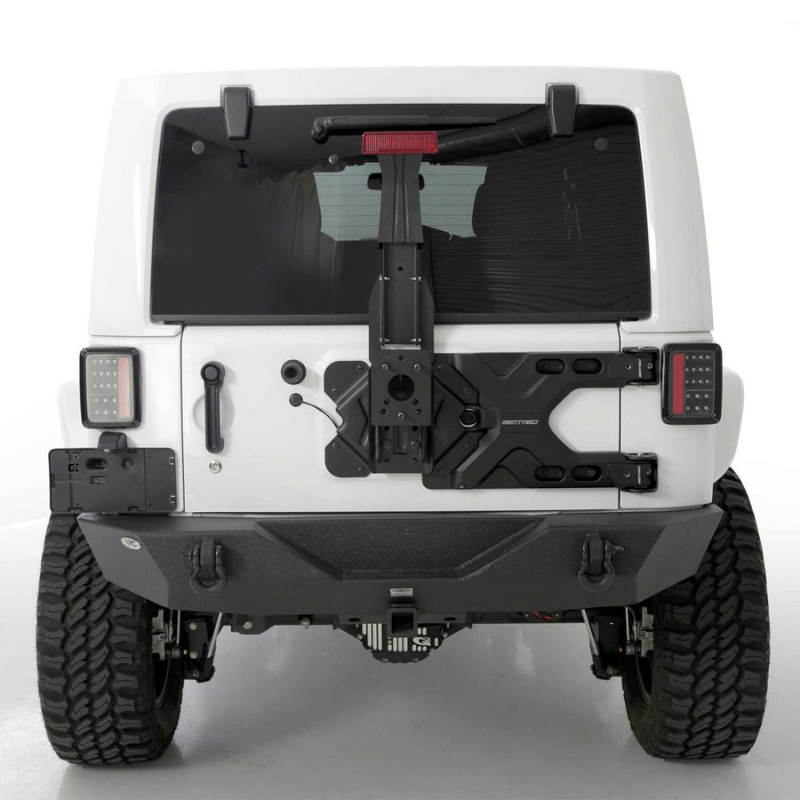 Smittybilt 2843 2007-2018 Jeep Wrangler JK Pivot Heavy-Duty Oversized Spare Tire Carrier
