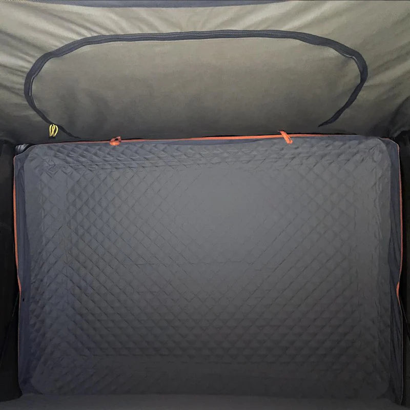 Tuff Stuff Overland TS-RTT-CS2-BK Alpha II Hard Top Side Open Tent, Black, 2 Person Roof Top Tent