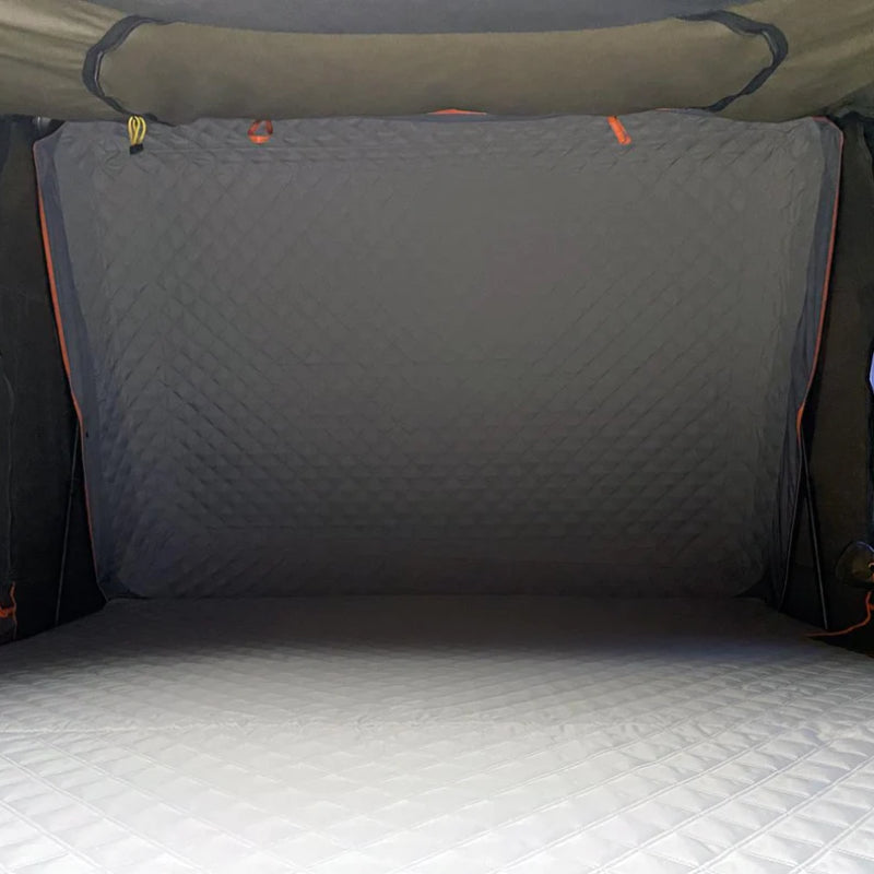 Tuff Stuff Overland TS-RTT-CS2-BK Alpha II Hard Top Side Open Tent, Black, 2 Person Roof Top Tent