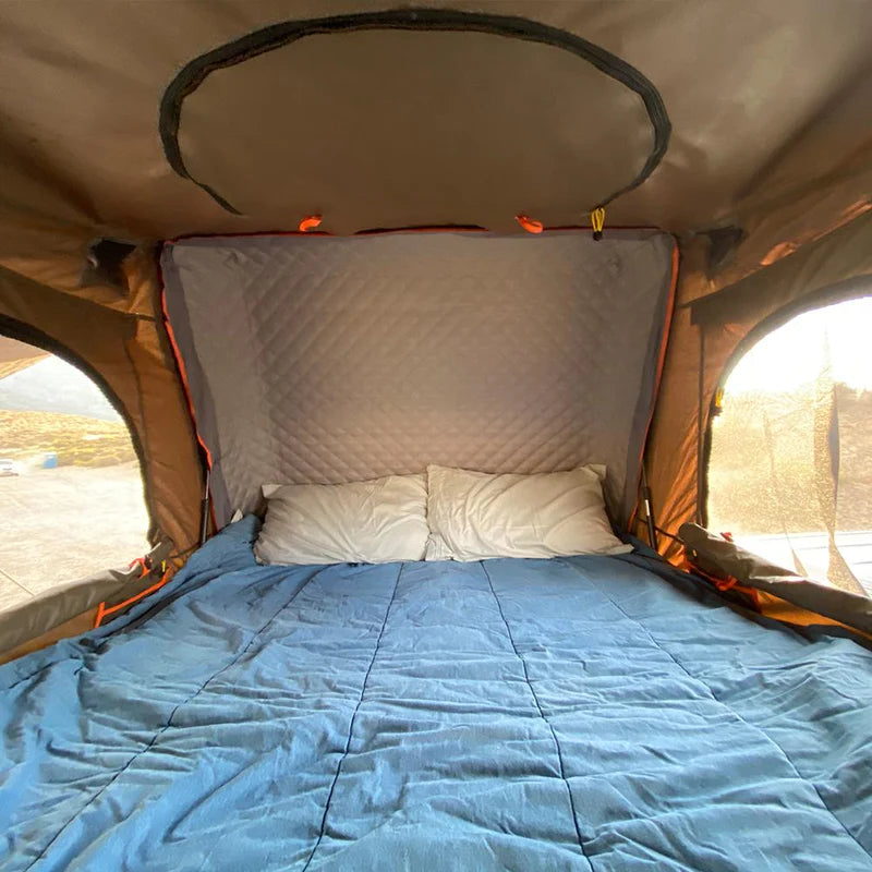 Tuff Stuff Overland TS-RTT-CS2-BK Alpha II Hard Top Side Open Tent, Black, 2 Person Roof Top Tent