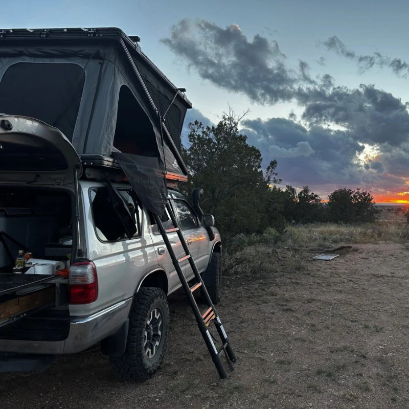 Tuff Stuff Overland TS-1-1900BLK Alpine Sixtyone Aluminum Shell Roof Top Tent