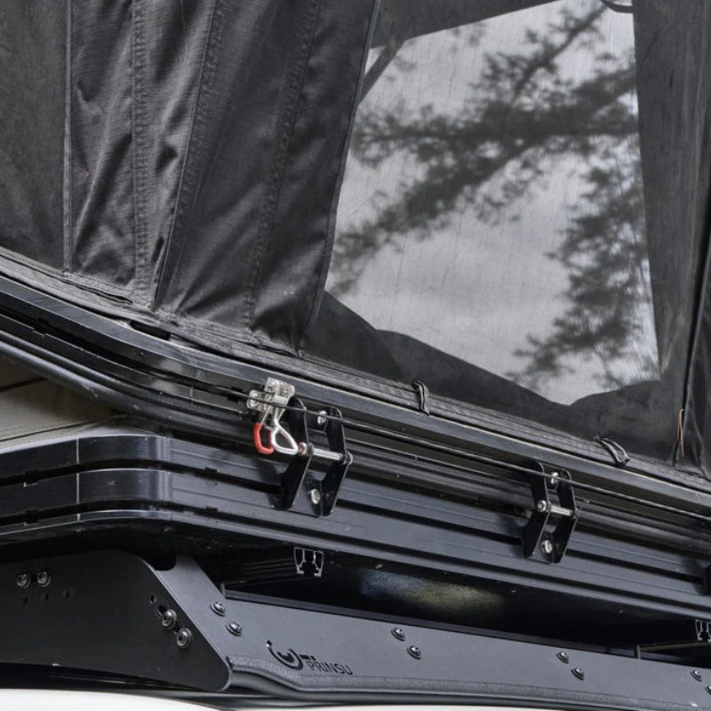 Tuff Stuff Overland TS-1-1900BLK Alpine Sixtyone Aluminum Shell Roof Top Tent