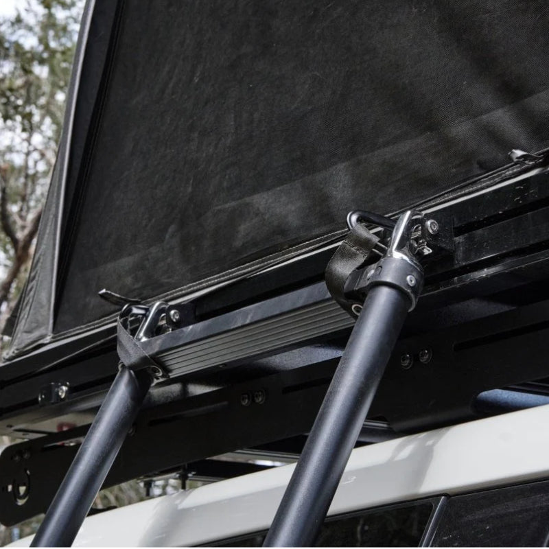 Tuff Stuff Overland TS-1-1900BLK Alpine Sixtyone Aluminum Shell Roof Top Tent