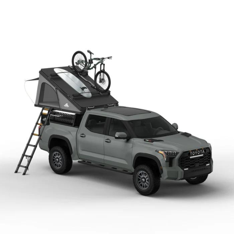 Tuff Stuff Overland TS-1-1900BLK Alpine Sixtyone Aluminum Shell Roof Top Tent