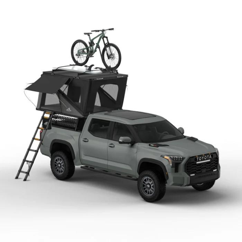 Tuff Stuff Overland TS-1-1900BLK Alpine Sixtyone Aluminum Shell Roof Top Tent
