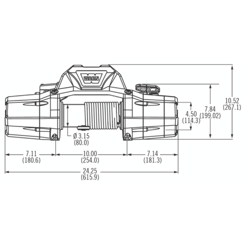 Warn 89120 ZEON 12 12000lb Recovery Winch