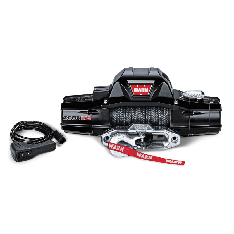Warn 89611 ZEON 10-S 10000lb Recovery Winch with Spydura Synthetic Rope