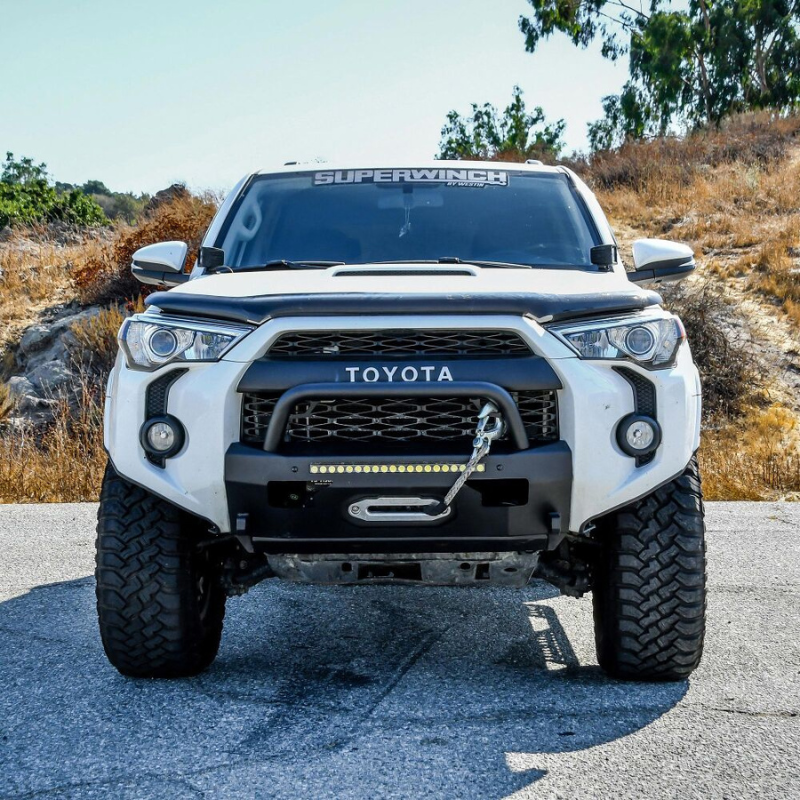 Westin Automotive 58-411155RBK 2014-2023 Toyota 4Runner Pro-Series Front Bumper with Round Bull Bar