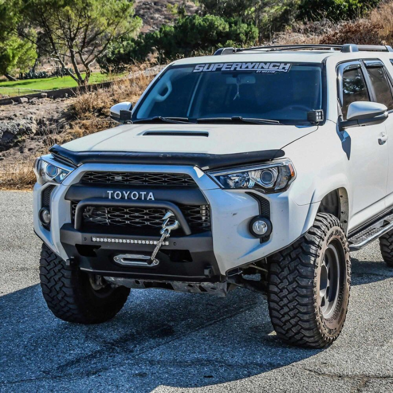 Westin Automotive 58-411155RBK 2014-2023 Toyota 4Runner Pro-Series Front Bumper with Round Bull Bar