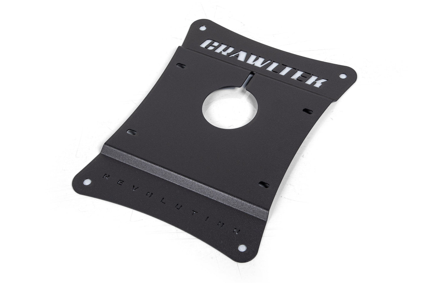 CrawlTek Revolution CWLTJ38001 1 2005-2017 Jeep Wrangler TJ License Plate Relocation