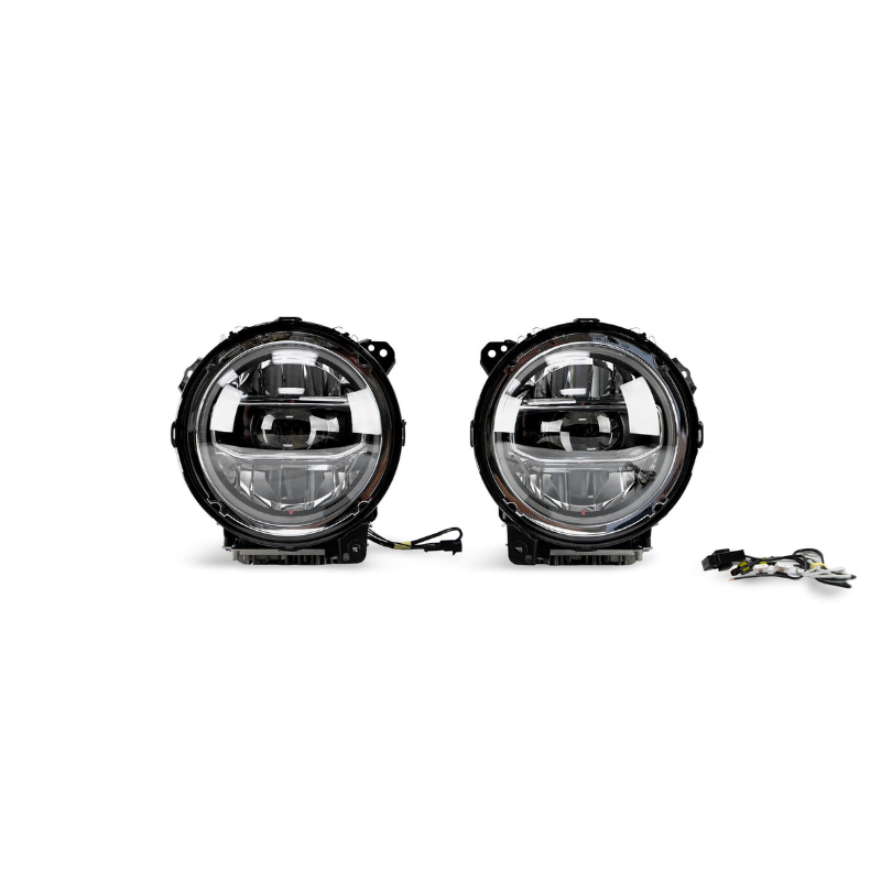 DV8 Offroad HLCJL-01 2018-2023 Jeep Wrangler JL LED Headlights Assembly