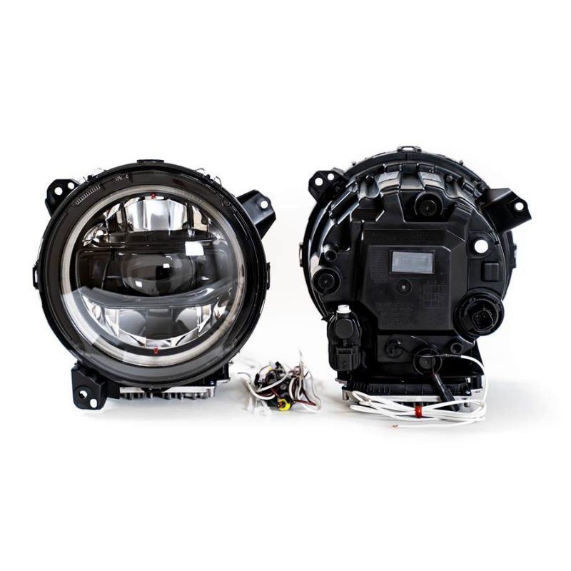 DV8 Offroad HLCJL-02 2018-2023 Jeep Wrangler JL 9" LED Headlights