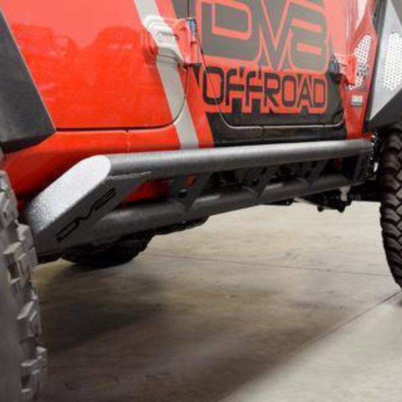 DV8 Offroad SRJL-03 2018-2022 Jeep Wrangler JL Tubular Rock Sliders