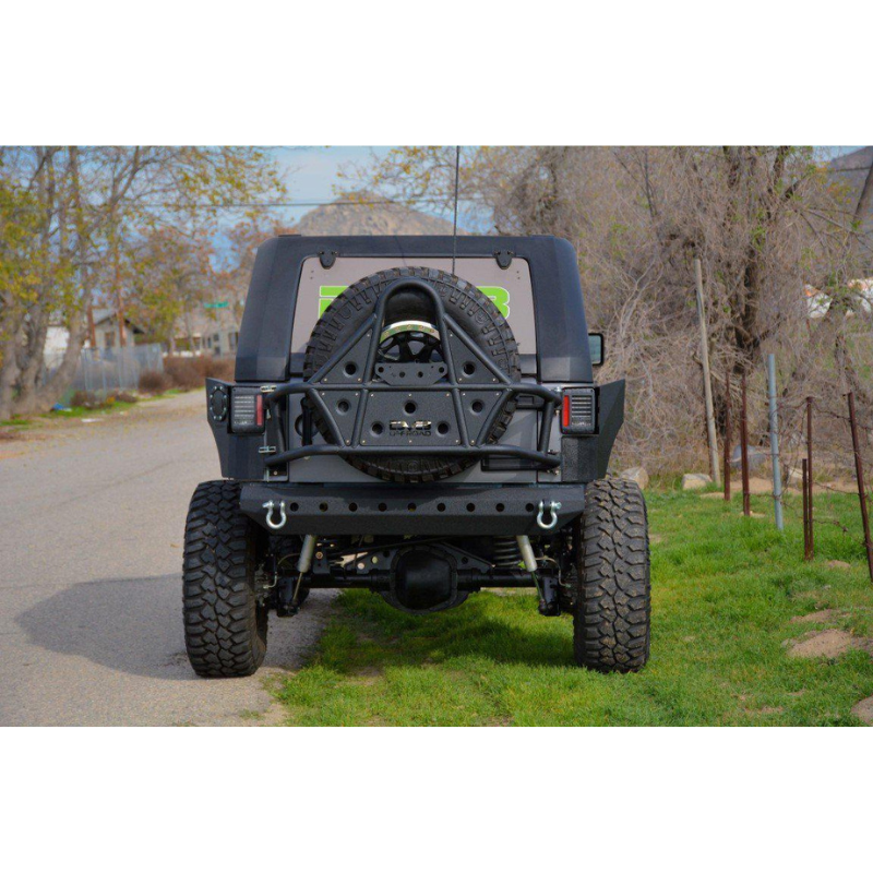 DV8 Offroad TCSTTB-01 2007-2018 Jeep Wrangler JK Body Mount Spare Tire Carrier