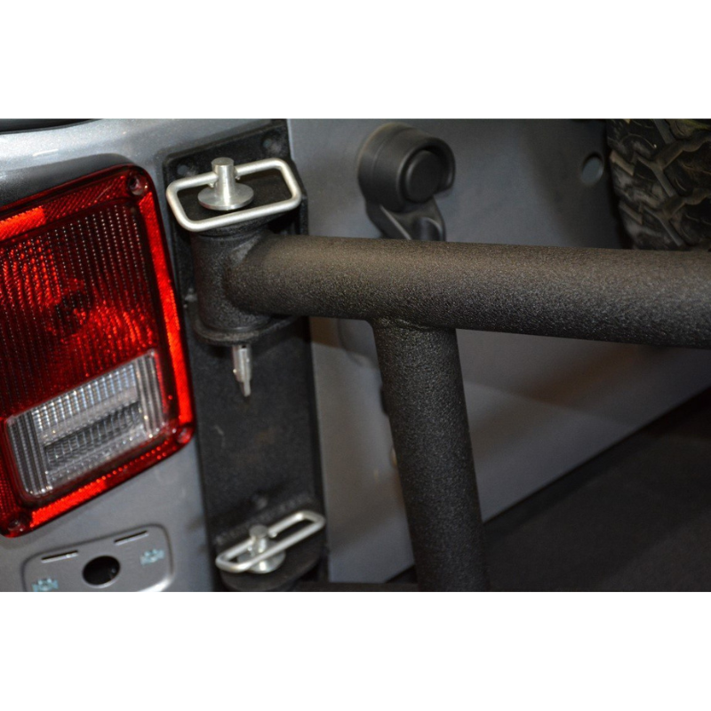 DV8 Offroad TCSTTB-01 2007-2018 Jeep Wrangler JK Body Mount Spare Tire Carrier