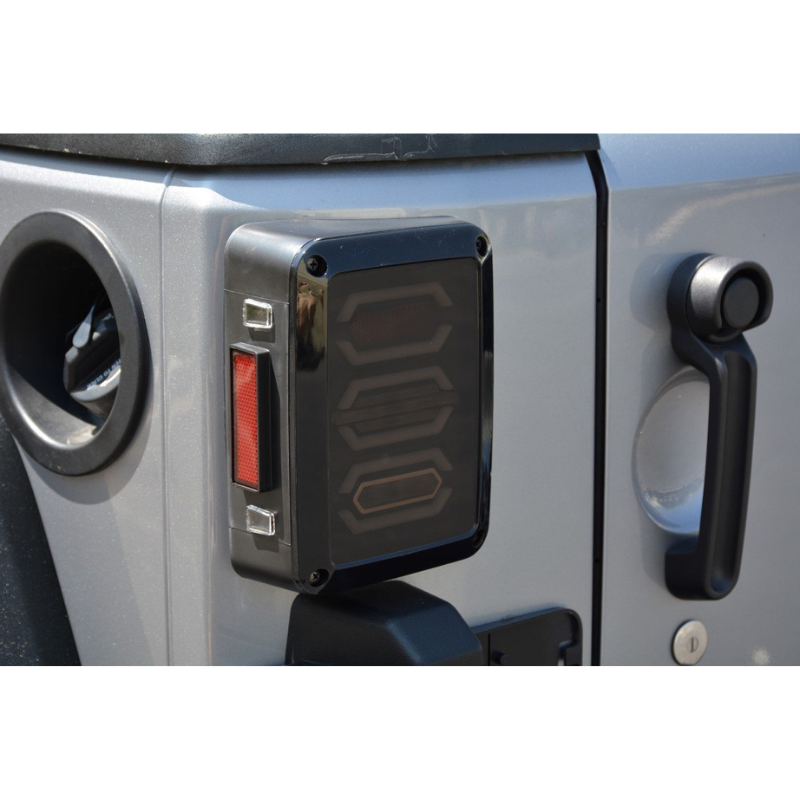 DV8 Offroad TLJK-01 2007-2018 Jeep Wrangler JK LED Tail Lights