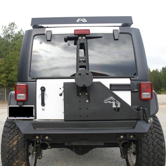 Fab Fours JP-Y1261T-1 2007-2018 Jeep Wrangler JK Off-The-Door Spare Tire Carrier