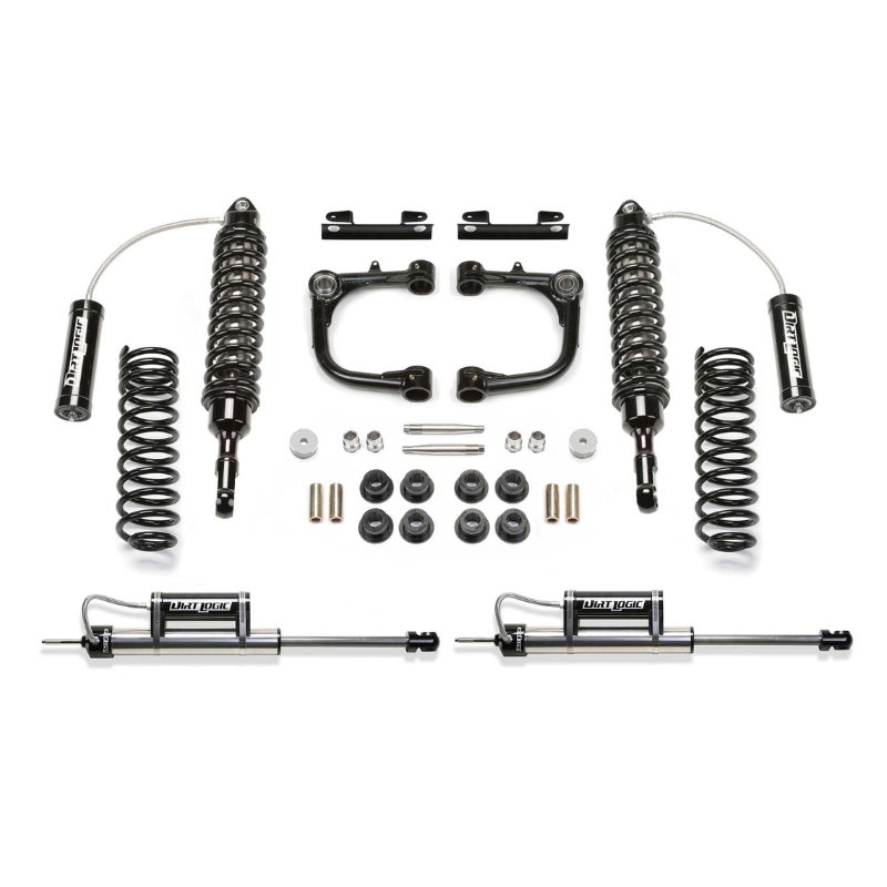 Fabtech Motorsports K7080DL 2010-2023 Toyota 4Runner 3in Uniball UCA System with Front Dirt Logic 2.5" Resi Coilovers and Rear Dirt Logic 2.25" Resi Shocks