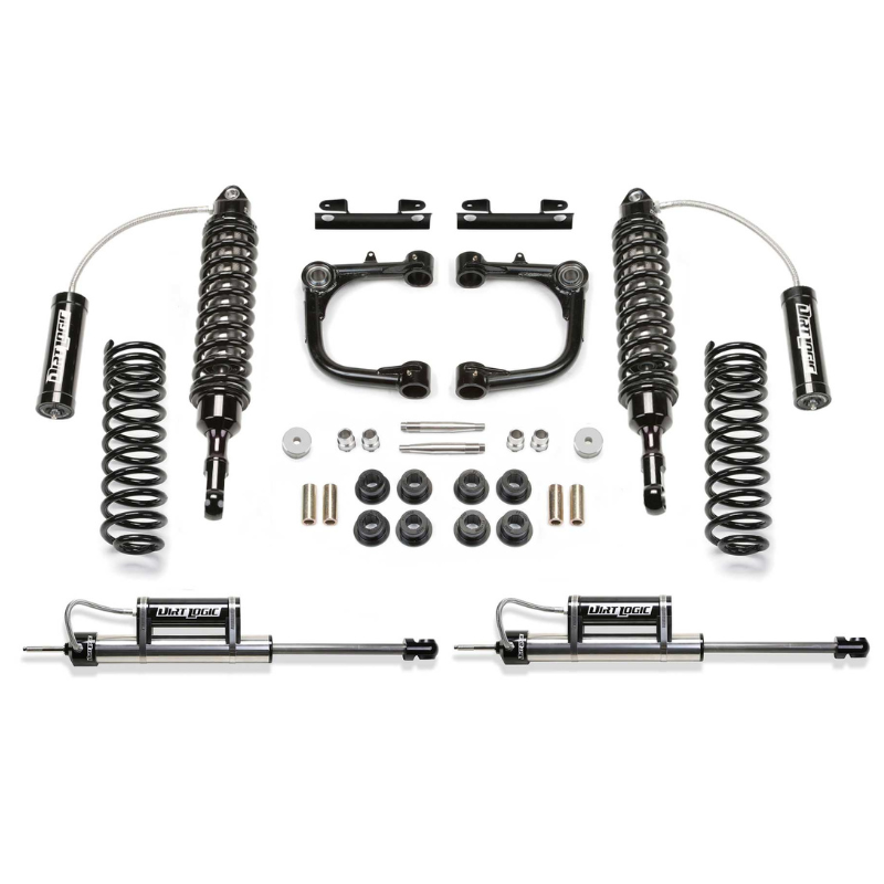 Fabtech Motorsports K7082DL 2010-2023 Toyota 4Runner 3" Uniball UCA System with Front Dirt Logic 2.5" Resi Coilovers and Rear Dirt Logic 2.25" Resi Shocks