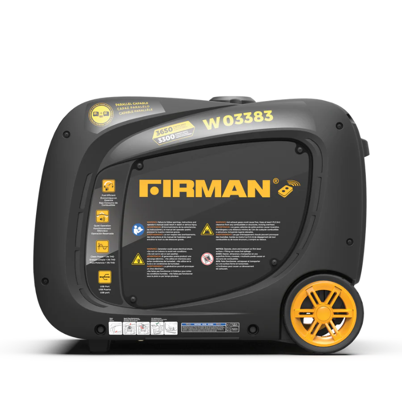 Firman W03383 Inverter Portable Generator 3650W Remote Start