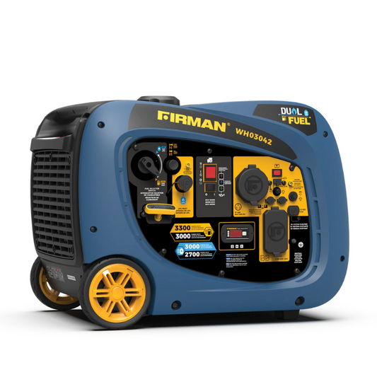 Firman WH03042 Dual Fuel Inverter Portable Generator 3300W Eelectric Start