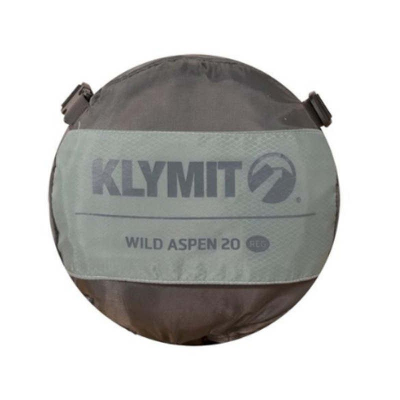 Klymit 13WAGR20C Wild Aspen™ 20 °F 74" x 30" Green Regular Sleeping Bag