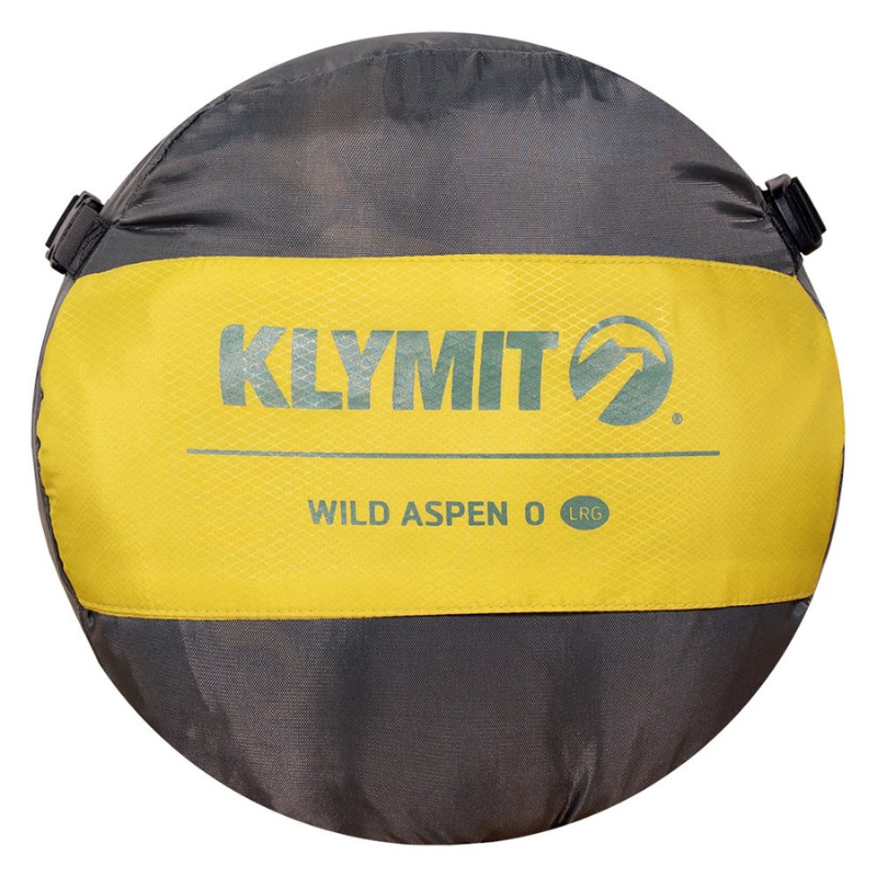 Klymit 13WAYL00D Wild Aspen™ 0 °F 74" x 30" Yellow Large Sleeping Bag